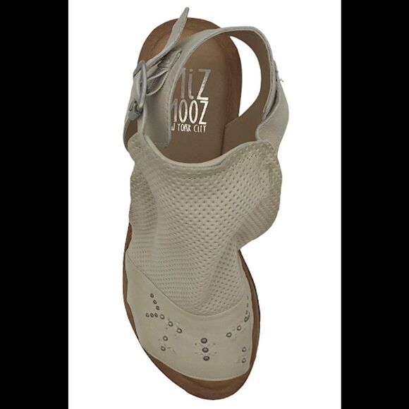 Miz Mooz Leather Ankle-Strap Sandals Fifi Linen - Medium - Picture 2 of 3